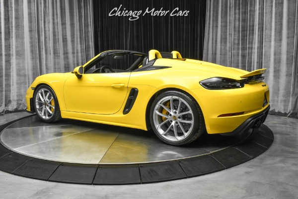 Used 2022 Porsche 718 Spyder HARD LOADED! Ceramic Composite Brakes Only 92 Miles! Racing Yellow! Perfect for sale Sold at Chicago Motor Cars in West Chicago IL 60185 3