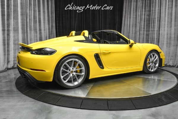 Used 2022 Porsche 718 Spyder HARD LOADED! Ceramic Composite Brakes Only 92 Miles! Racing Yellow! Perfect for sale Sold at Chicago Motor Cars in West Chicago IL 60185 5