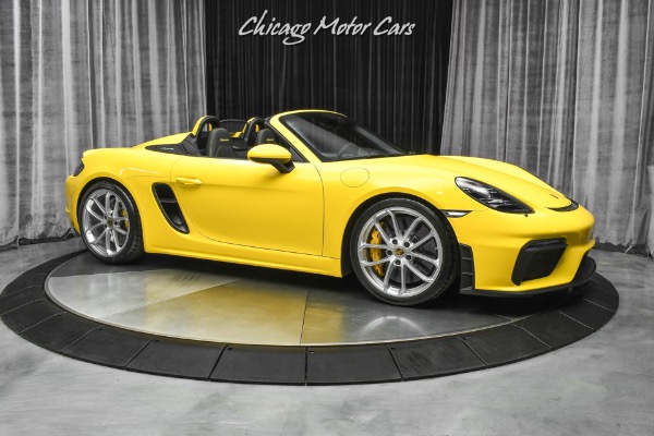 Used 2022 Porsche 718 Spyder HARD LOADED! Ceramic Composite Brakes Only 92 Miles! Racing Yellow! Perfect for sale Sold at Chicago Motor Cars in West Chicago IL 60185 6