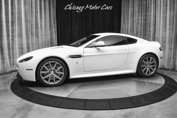 Used 2015 Aston Martin V8 Vantage GT Coupe Speedway White ONLY 8K Miles! Well Equipped! for sale Sold at Chicago Motor Cars in West Chicago IL 60185 1