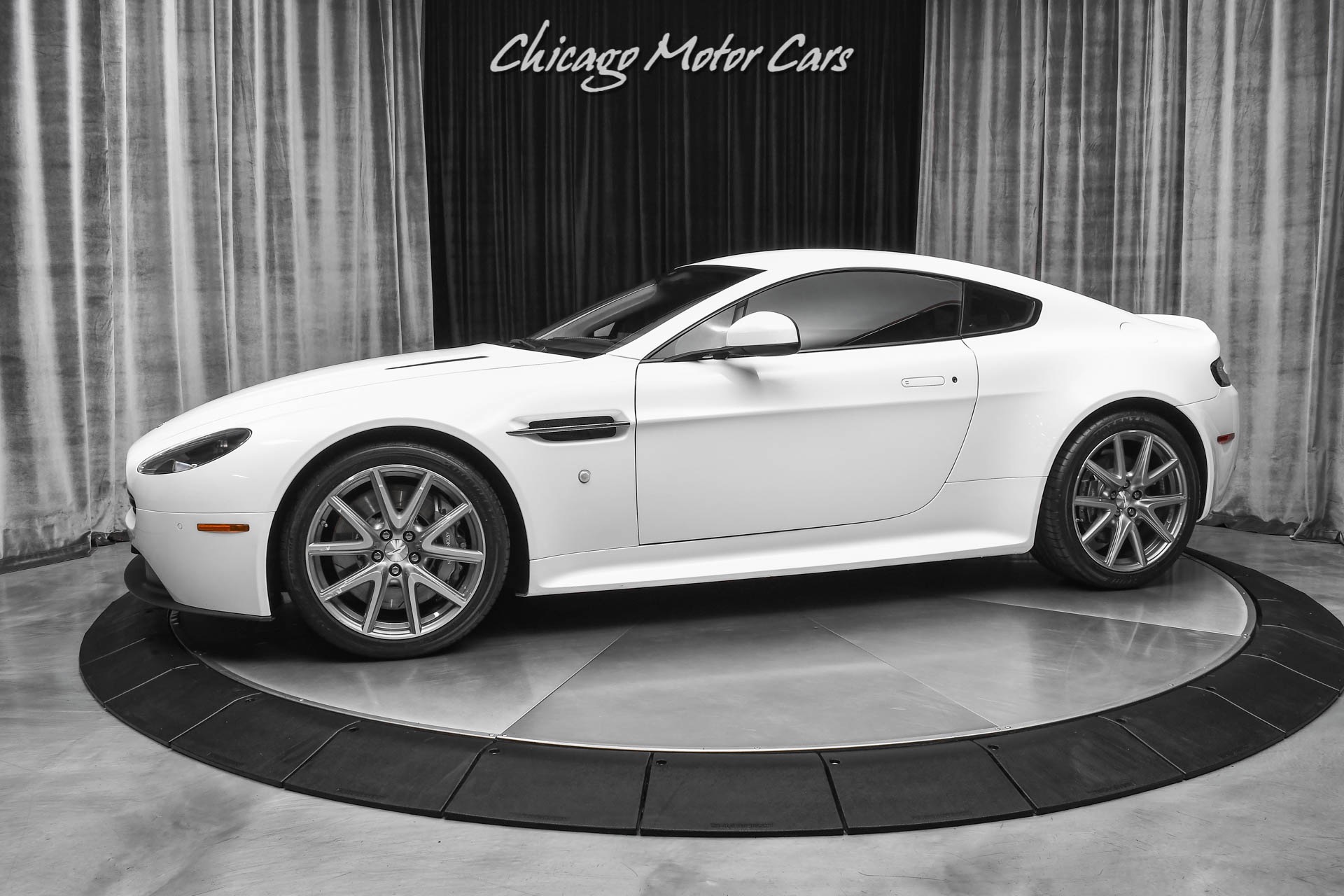 Used 2015 Aston Martin V8 Vantage GT Coupe Speedway White ONLY 8K Miles! Well Equipped! for sale Sold at Chicago Motor Cars in West Chicago IL 60185 1