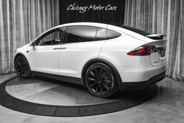 Used 2018 Tesla Model X 75D SUV Pearl White Multi-Coat! 7-Seat Config! Enhanced Autopilot! for sale Sold at Chicago Motor Cars in West Chicago IL 60185 3