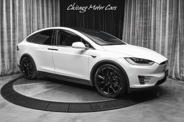 Used 2018 Tesla Model X 75D SUV Pearl White Multi-Coat! 7-Seat Config! Enhanced Autopilot! for sale Sold at Chicago Motor Cars in West Chicago IL 60185 6