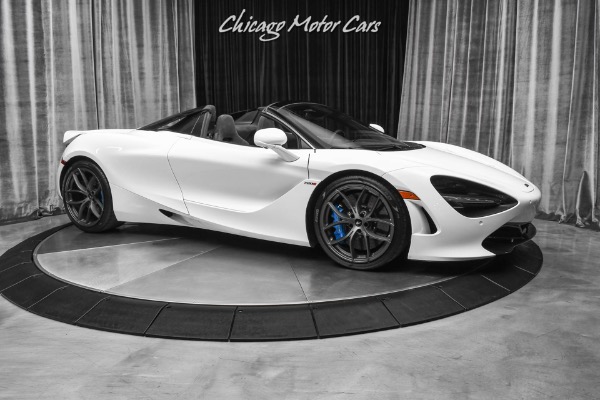 Used 2020 McLaren 720S Spider Convertible Silica White ONLY 1K Miles! FULL Front PPF! LOADED! for sale Sold at Chicago Motor Cars in West Chicago IL 60185 6