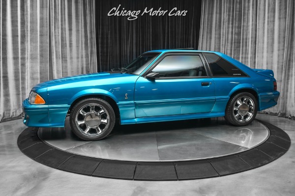 Used 1993 Ford Mustang SVT Cobra 1 OF 1355 IN TEAL! LEATHER! SVT! VORTECH SUPERCHARGED! for sale Sold at Chicago Motor Cars in West Chicago IL 60185 1