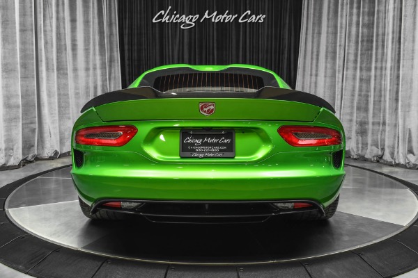 Used 2017 Dodge Viper GTC Coupe RARE Stryker Green Pearl! Aero Package! ONLY 1K Miles! LOADED for sale Sold at Chicago Motor Cars in West Chicago IL 60185 4