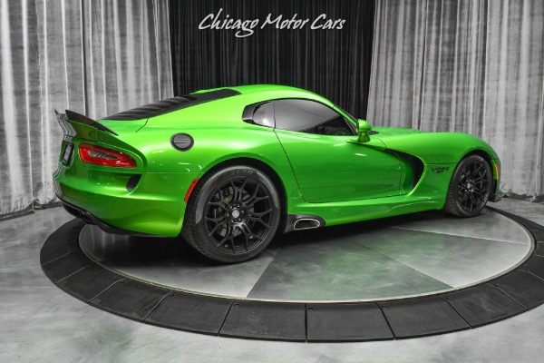 Used 2017 Dodge Viper GTC Coupe RARE Stryker Green Pearl! Aero Package! ONLY 1K Miles! LOADED for sale Sold at Chicago Motor Cars in West Chicago IL 60185 5