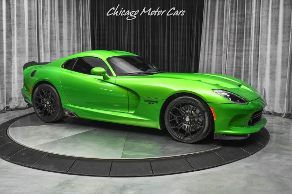 Used 2017 Dodge Viper GTC Coupe RARE Stryker Green Pearl! Aero Package! ONLY 1K Miles! LOADED for sale Sold at Chicago Motor Cars in West Chicago IL 60185 6