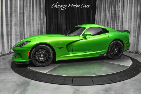Used 2017 Dodge Viper GTC Coupe RARE Stryker Green Pearl! Aero Package! ONLY 1K Miles! LOADED for sale Sold at Chicago Motor Cars in West Chicago IL 60185 1