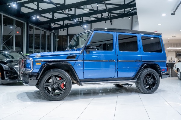 Used-2018-Mercedes-Benz-G63-AMG-4Matic-SUV-RARE-Designo-Manufaktur-Mauritius-Blue-Night-Pkg-LOADED