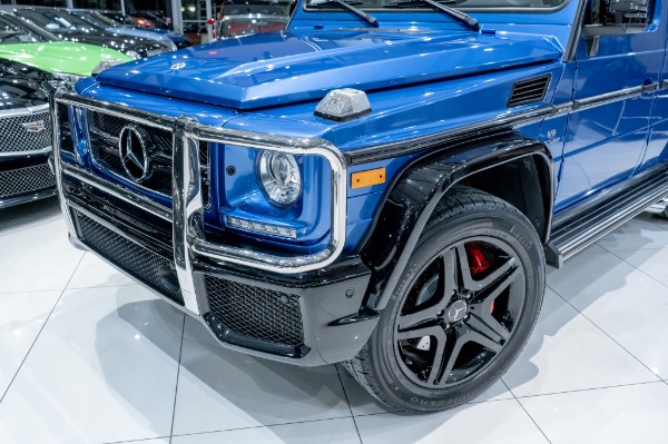 Used 2018 Mercedes-Benz G63 AMG 4Matic SUV RARE Designo Manufaktur Mauritius Blue Night Pkg LOADED for sale Sold at Chicago Motor Cars in West Chicago IL 60185 5