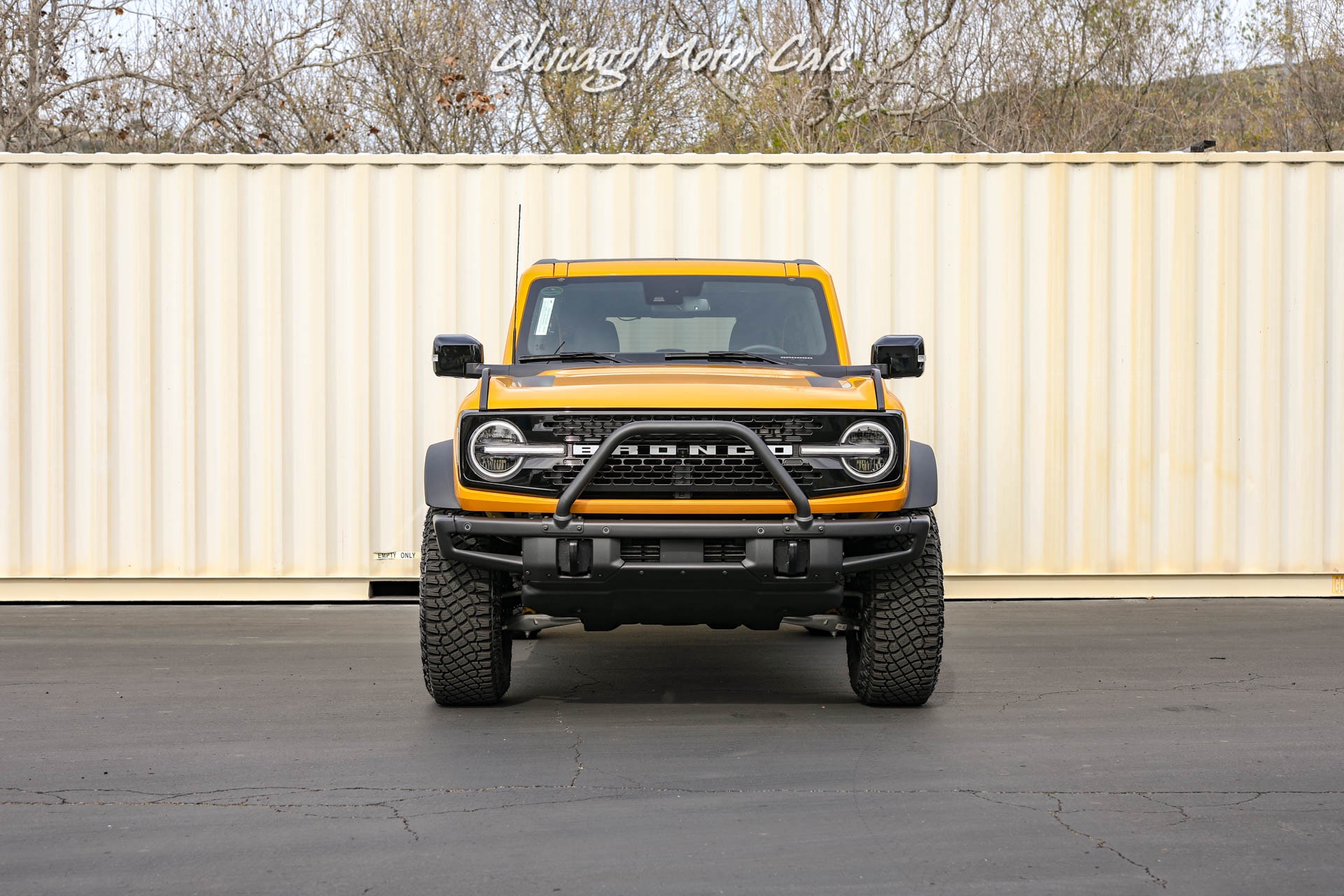 Used-2021-Ford-Bronco-First-Edition-Advanced-4X4-SUV-Cyber-Orange-Metallic-ONLY-800-Miles-LOADED