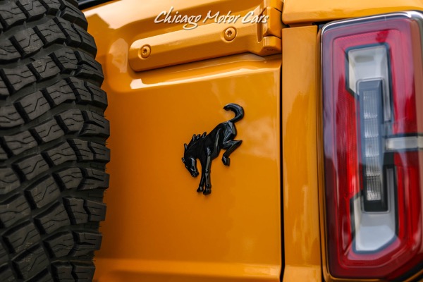 Used-2021-Ford-Bronco-First-Edition-Advanced-4X4-SUV-Cyber-Orange-Metallic-ONLY-800-Miles-LOADED