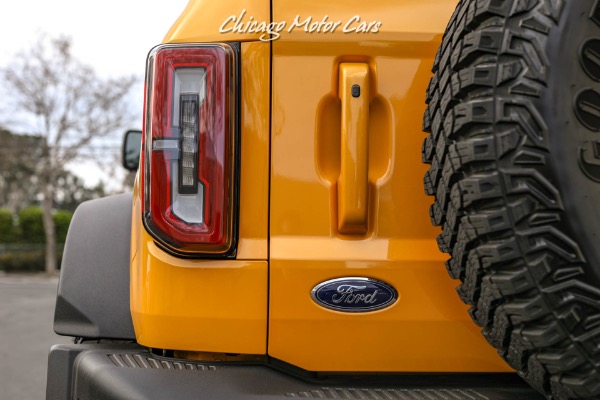 Used-2021-Ford-Bronco-First-Edition-Advanced-4X4-SUV-Cyber-Orange-Metallic-ONLY-800-Miles-LOADED