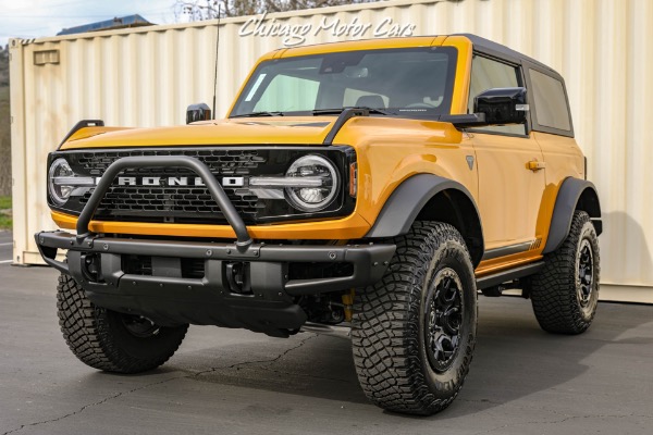 Used 2021 Ford Bronco First Edition Advanced 4X4 SUV Cyber Orange Metallic ONLY 800 Miles! LOADED for sale Sold at Chicago Motor Cars in West Chicago IL 60185 3
