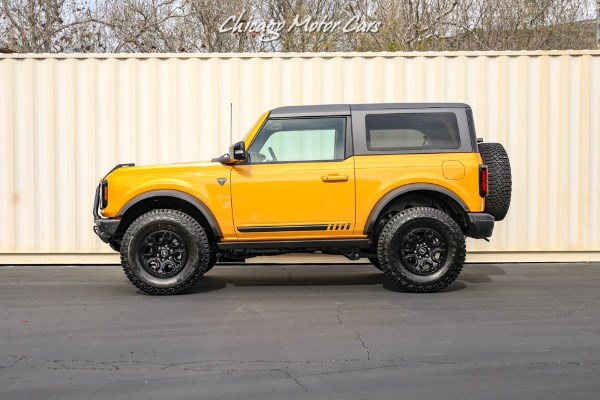 Used-2021-Ford-Bronco-First-Edition-Advanced-4X4-SUV-Cyber-Orange-Metallic-ONLY-800-Miles-LOADED