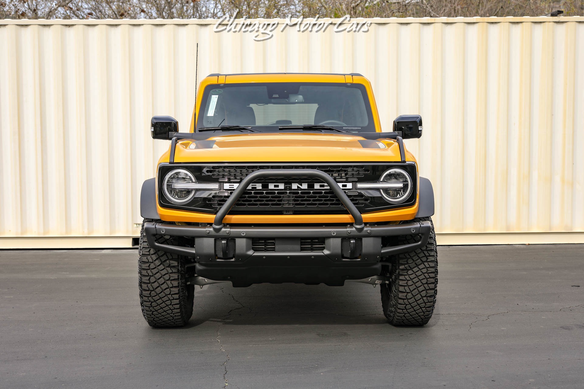 Used-2021-Ford-Bronco-First-Edition-Advanced-4X4-SUV-Cyber-Orange-Metallic-ONLY-800-Miles-LOADED