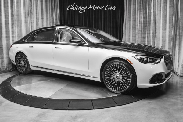Used 2022 Mercedes-Benz S580 Maybach 4Matic RARE 2 Tone! Special Order White Interior! Every Option Possible! BEST Spec for sale Sold at Chicago Motor Cars in West Chicago IL 60185 6