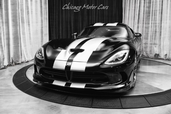 Used 2015 Dodge Viper GT Coupe Only 2k Miles! Exterior Carbon Fiber Pkg! Aero Pkg! GTS Stripes! for sale Sold at Chicago Motor Cars in West Chicago IL 60185 2