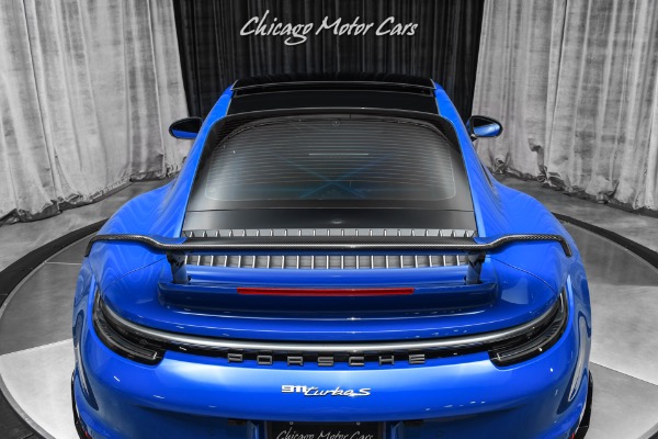 Used-2021-Porsche-911-Turbo-S-Coupe-PTS-Nogaro-Blue-OVER-90k-in-Upgrades-TECHART-HRE-Boden