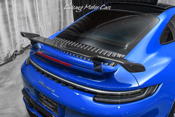 Used-2021-Porsche-911-Turbo-S-Coupe-PTS-Nogaro-Blue-OVER-90k-in-Upgrades-TECHART-HRE-Boden