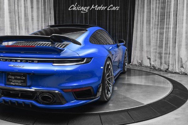Used-2021-Porsche-911-Turbo-S-Coupe-PTS-Nogaro-Blue-OVER-90k-in-Upgrades-TECHART-HRE-Boden