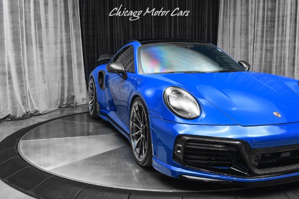 Used-2021-Porsche-911-Turbo-S-Coupe-PTS-Nogaro-Blue-OVER-90k-in-Upgrades-TECHART-HRE-Boden