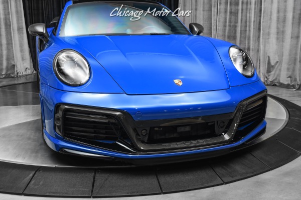 Used-2021-Porsche-911-Turbo-S-Coupe-PTS-Nogaro-Blue-OVER-90k-in-Upgrades-TECHART-HRE-Boden