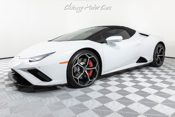 Used 2021 Lamborghini Huracan LP 610-2 EVO Spyder ONLY 900 Miles EXHAUST UPGRADE! MINT CONDITION for sale Sold at Chicago Motor Cars in West Chicago IL 60185 3