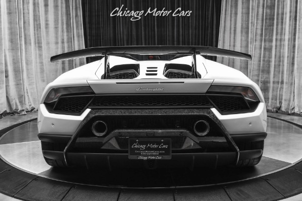 Used 2018 Lamborghini Huracan LP640-4 Performante Spyder ONLY 5K Miles! Lift System! PPF! SENSONUM Audio! for sale Sold at Chicago Motor Cars in West Chicago IL 60185 4
