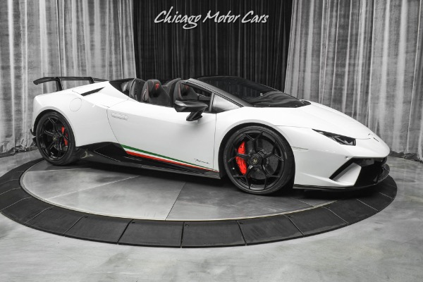 Used 2018 Lamborghini Huracan LP640-4 Performante Spyder ONLY 5K Miles! Lift System! PPF! SENSONUM Audio! for sale Sold at Chicago Motor Cars in West Chicago IL 60185 6