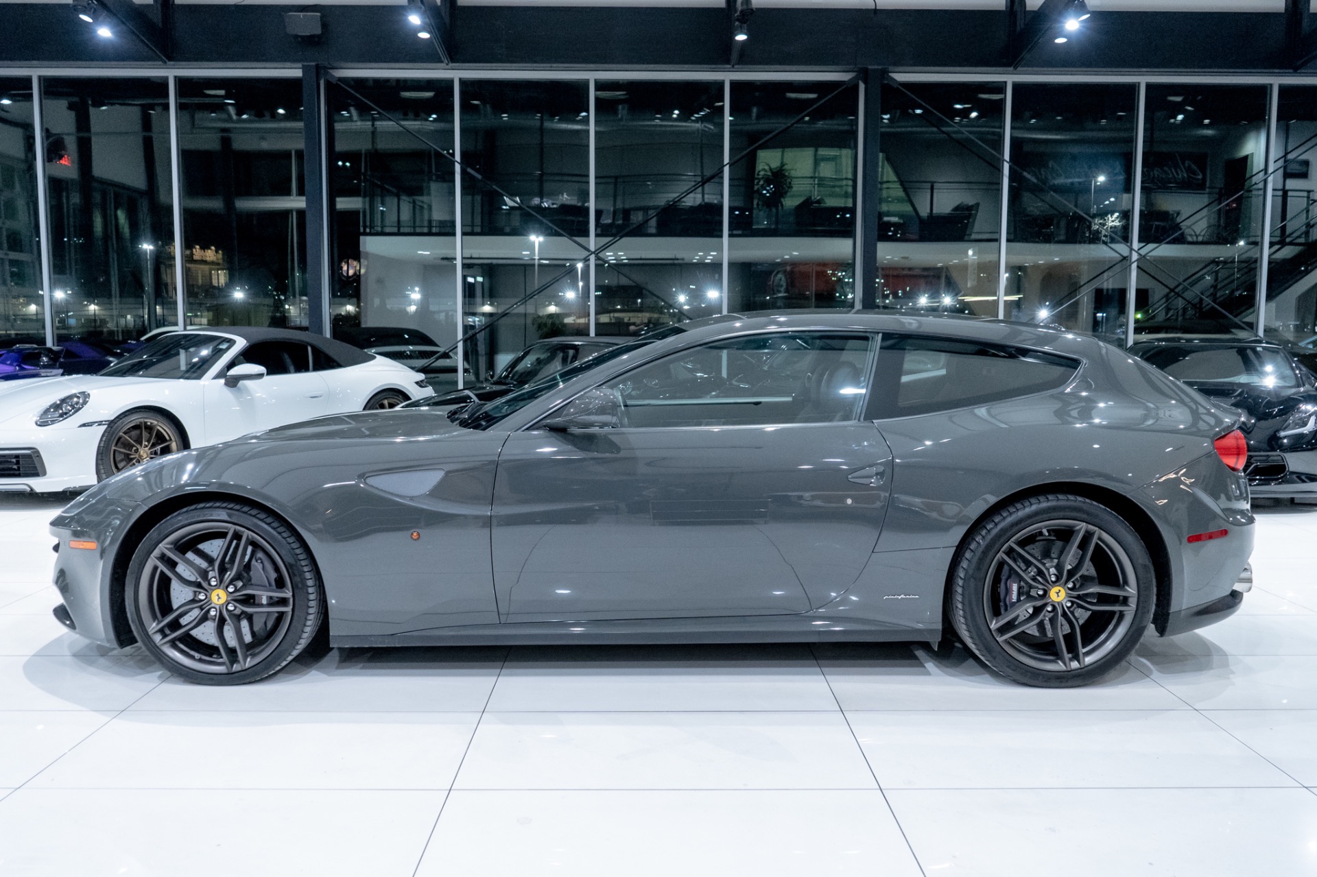 Used-2012-Ferrari-FF-Hatchback-V12-AWD-Grigio-Scuro-Vehicle-Lift-Full-Front-PPF