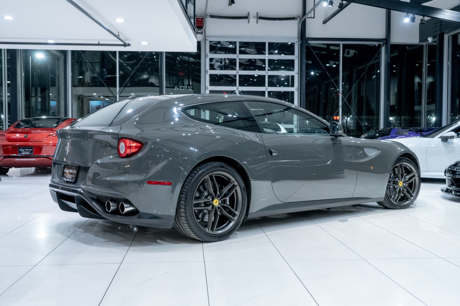 Used-2012-Ferrari-FF-Hatchback-V12-AWD-Grigio-Scuro-Vehicle-Lift-Full-Front-PPF