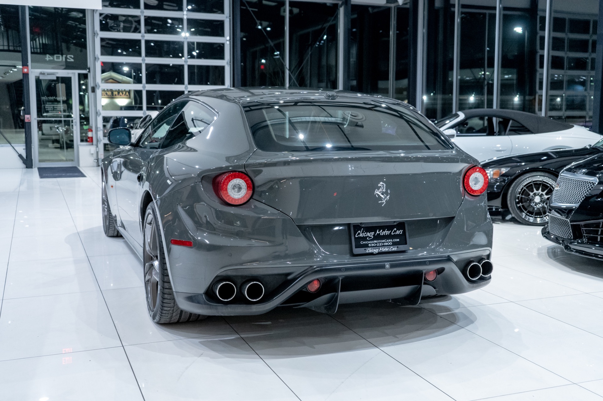 Used-2012-Ferrari-FF-Hatchback-V12-AWD-Grigio-Scuro-Vehicle-Lift-Full-Front-PPF