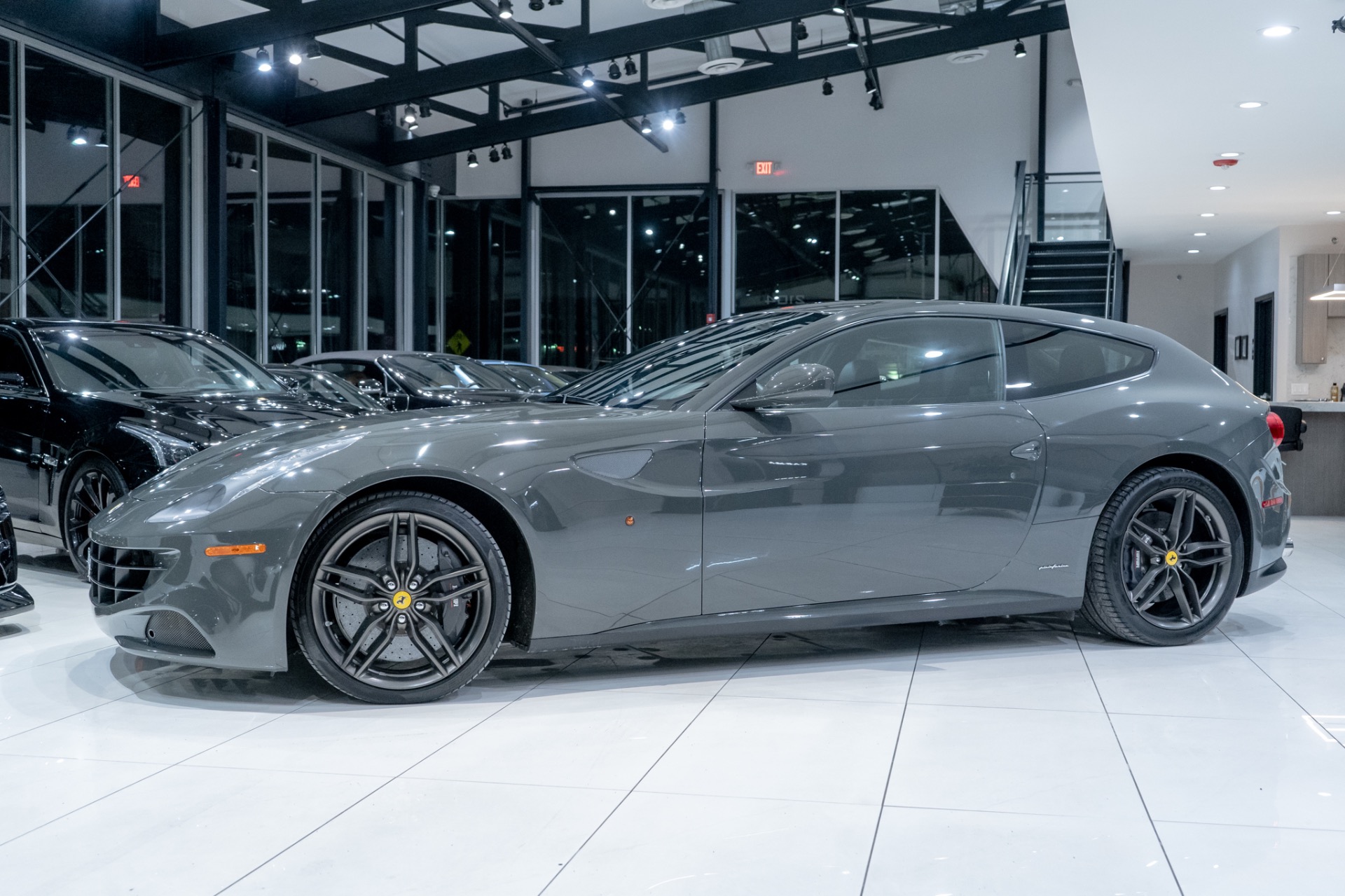 Used-2012-Ferrari-FF-Hatchback-V12-AWD-Grigio-Scuro-Vehicle-Lift-Full-Front-PPF