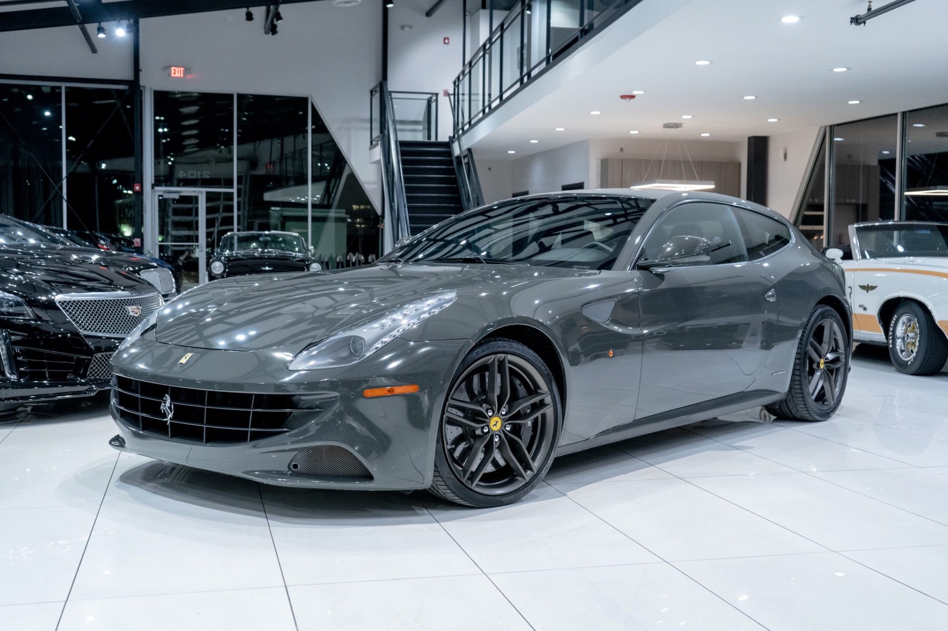 Used-2012-Ferrari-FF-Hatchback-V12-AWD-Grigio-Scuro-Vehicle-Lift-Full-Front-PPF