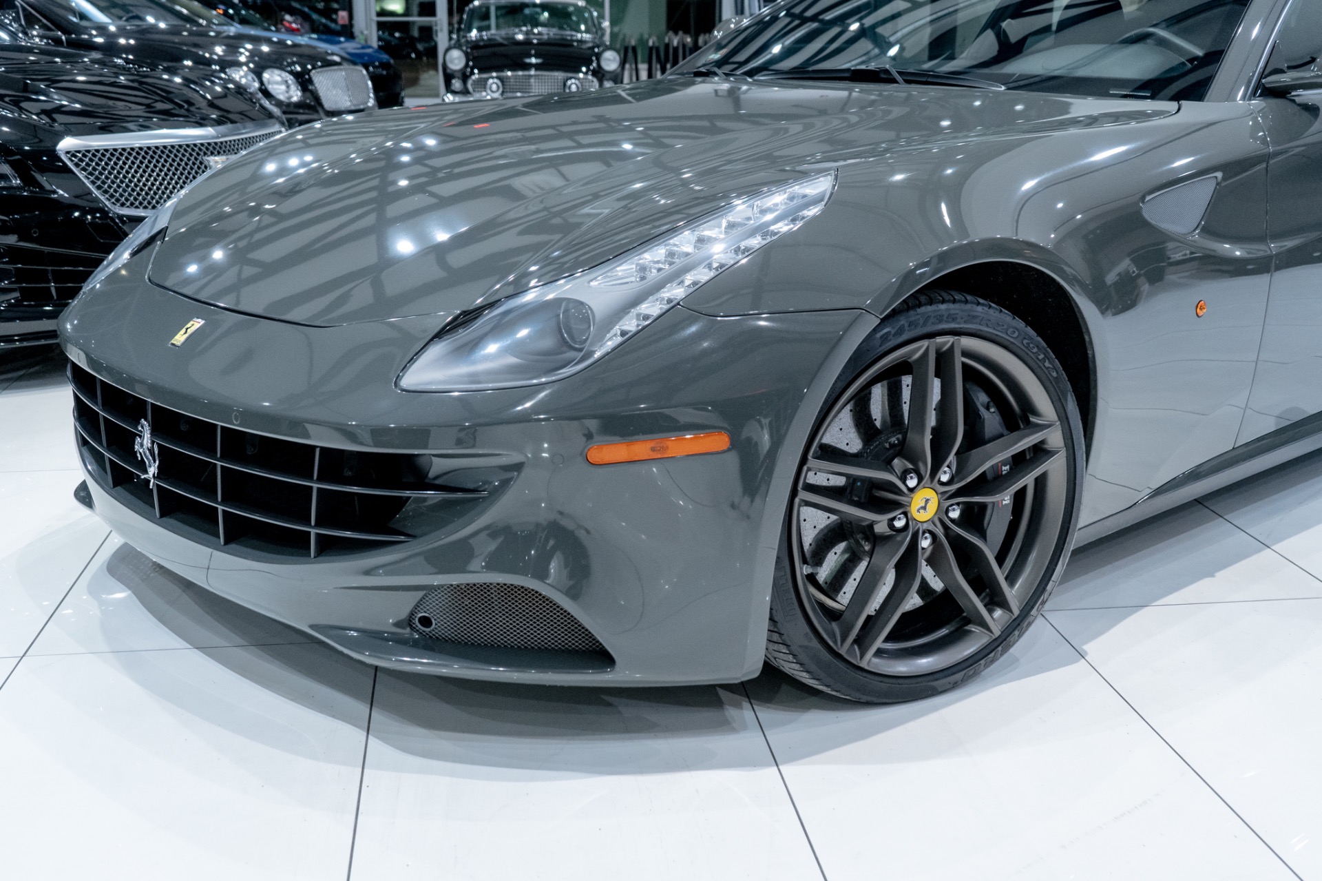 Used-2012-Ferrari-FF-Hatchback-V12-AWD-Grigio-Scuro-Vehicle-Lift-Full-Front-PPF