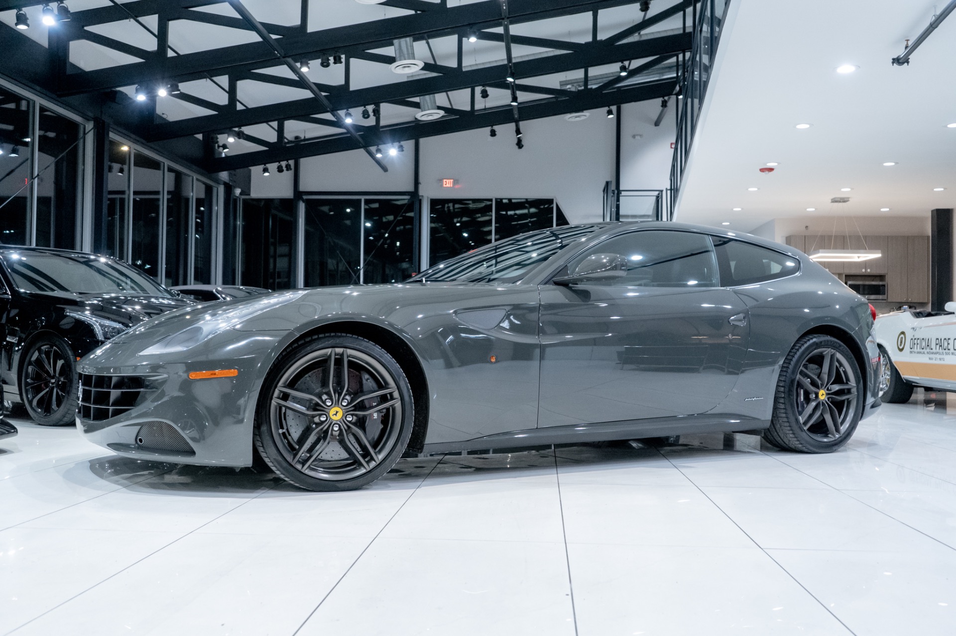 Used-2012-Ferrari-FF-Hatchback-V12-AWD-Grigio-Scuro-Vehicle-Lift-Full-Front-PPF