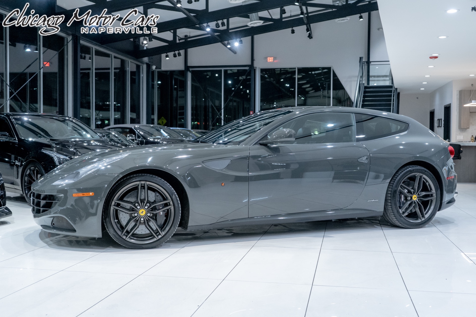 Used-2012-Ferrari-FF-Hatchback-V12-AWD-Grigio-Scuro-Vehicle-Lift-Full-Front-PPF