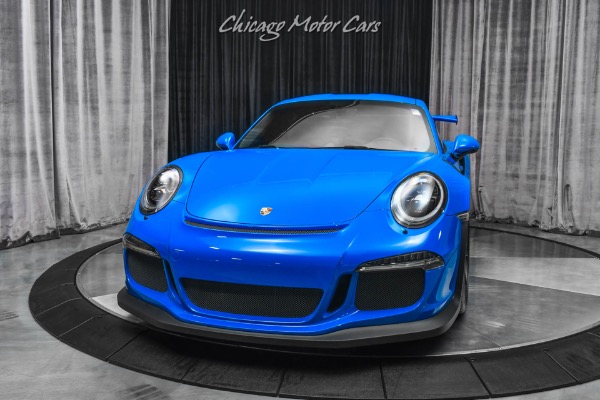 Used 2016 Porsche 911 GT3 RS PTS Voodoo Blue ONLY 2900 Miles! Front Lift! FULL PPF! LOADED PERFEC for sale Sold at Chicago Motor Cars in West Chicago IL 60185 2