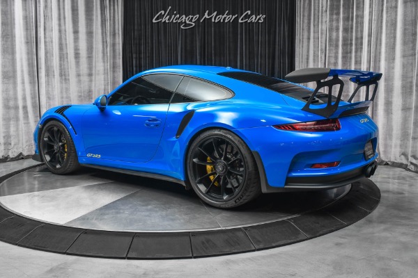 Used 2016 Porsche 911 GT3 RS PTS Voodoo Blue ONLY 2900 Miles! Front Lift! FULL PPF! LOADED PERFEC for sale Sold at Chicago Motor Cars in West Chicago IL 60185 3