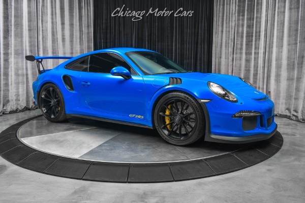 Used 2016 Porsche 911 GT3 RS PTS Voodoo Blue ONLY 2900 Miles! Front Lift! FULL PPF! LOADED PERFEC for sale Sold at Chicago Motor Cars in West Chicago IL 60185 6