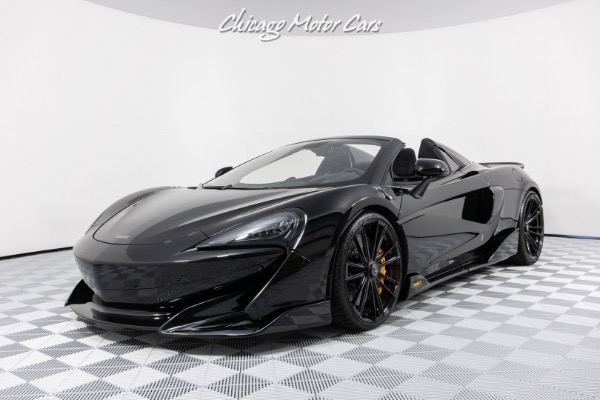 Used 2020 McLaren 600LT Spider Convertible Huge MSRP Full PPF Ceramic coating Novitec Wheels LOADED for sale Sold at Chicago Motor Cars in West Chicago IL 60185 5