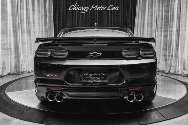 Used 2022 Chevrolet Camaro ZL1 Coupe Black/ Jet Black ONLY 1,180 Miles! 10-Speed! for sale Sold at Chicago Motor Cars in West Chicago IL 60185 4