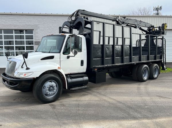 Used 2004 International 4400 Grapple Truck - International DT466 - Allison Automatic for sale Sold at Chicago Motor Cars in West Chicago IL 60185 1