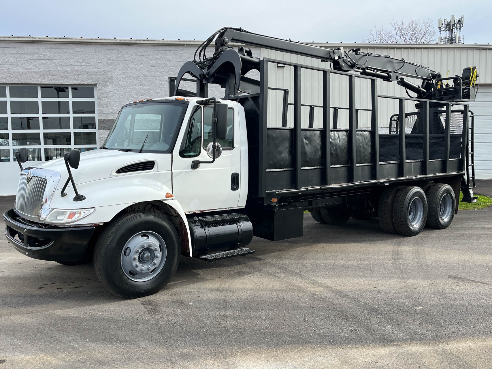 Used 2004 International 4400 Grapple Truck - International DT466 - Allison Automatic for sale Sold at Chicago Motor Cars in West Chicago IL 60185 1