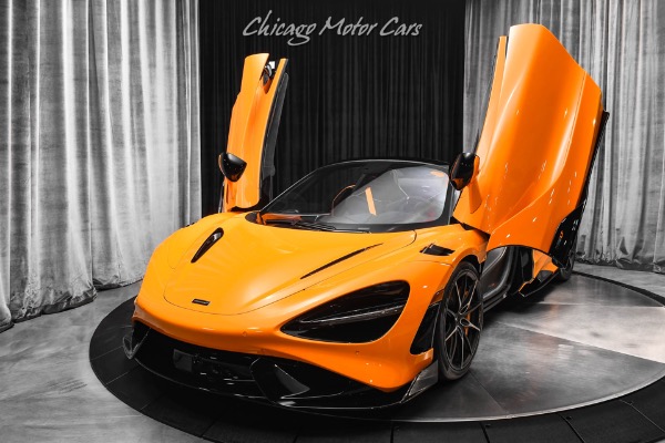 Used 2022 McLaren 765LT Spider Only 400 Miles Many MSO Options Super RARE Tons of Carbon Fiber Perfect for sale Sold at Chicago Motor Cars in West Chicago IL 60185 2