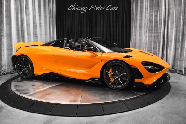 Used 2022 McLaren 765LT Spider Only 400 Miles Many MSO Options Super RARE Tons of Carbon Fiber Perfect for sale Sold at Chicago Motor Cars in West Chicago IL 60185 6