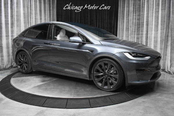 Used 2022 Tesla Model X Plaid SUV ONLY 250 Miles! FULL Self Driving! LOADED with Every Option! for sale Sold at Chicago Motor Cars in West Chicago IL 60185 6