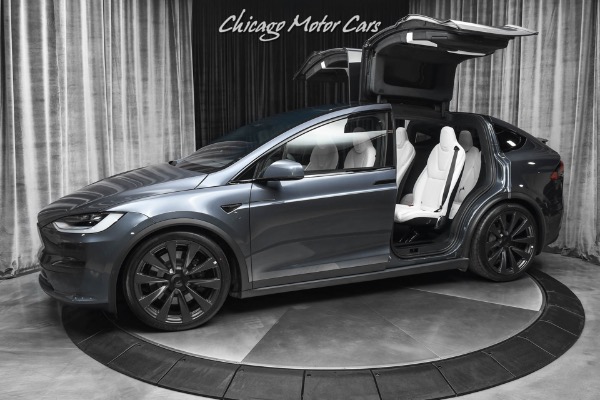 Used 2022 Tesla Model X Plaid SUV ONLY 250 Miles! FULL Self Driving! LOADED with Every Option! for sale Sold at Chicago Motor Cars in West Chicago IL 60185 1